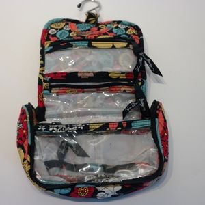 Vera Bradley Floral Hanging Toiletry Bag Organizer
